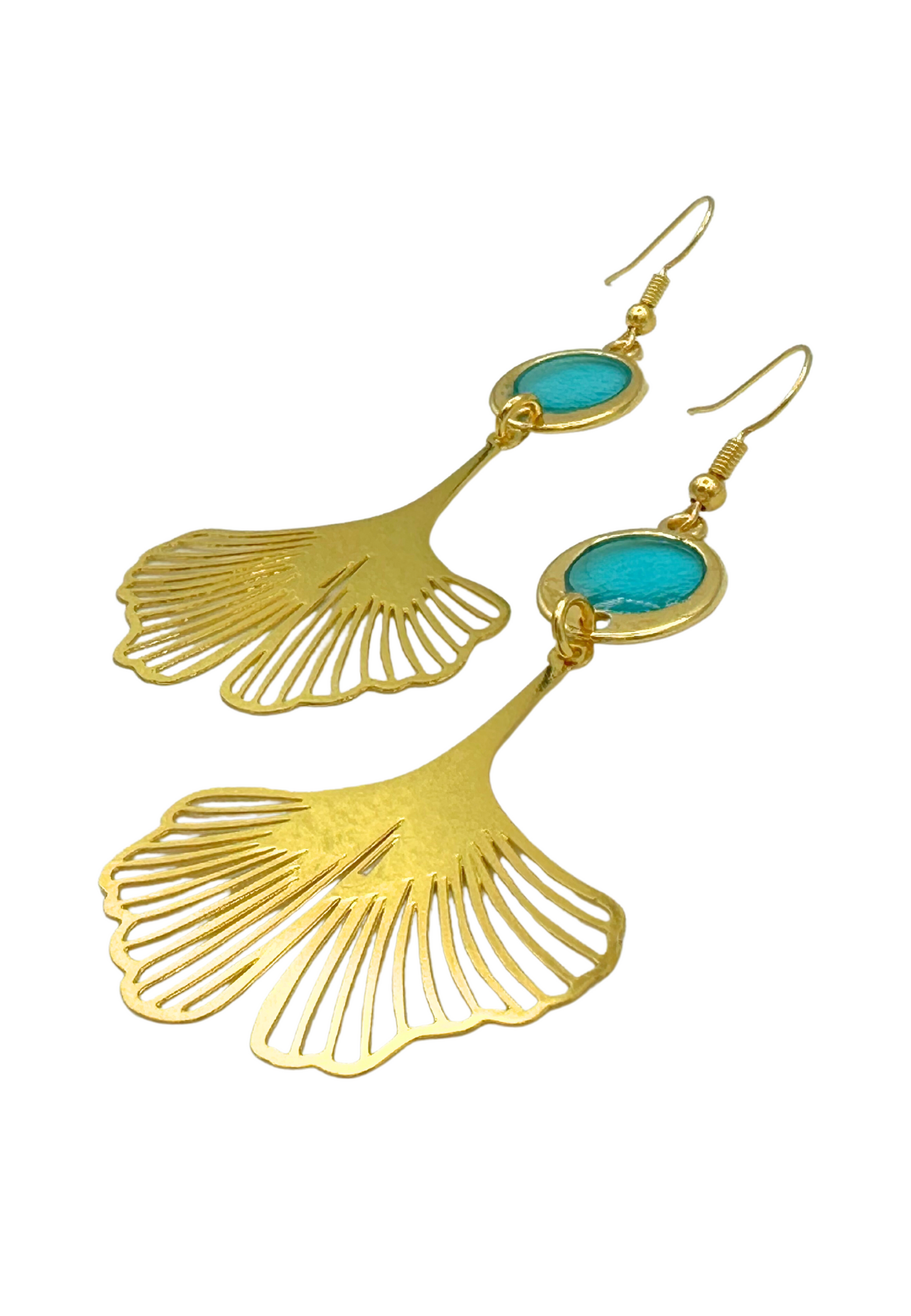 Boho Ginkgo oorhangers