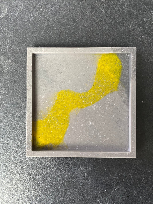 Aline - Onderlegger - Vierkant - Grijs